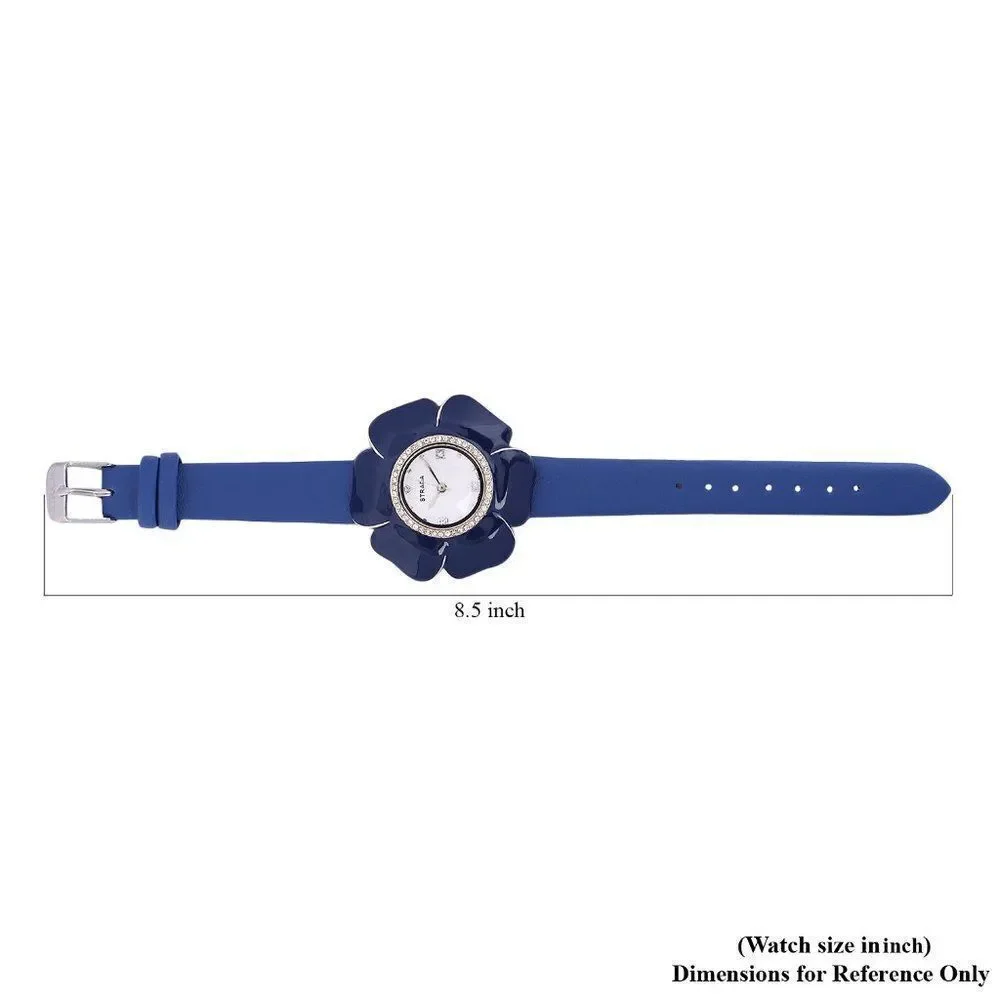 Strada Watch Mallow Flower Blue
